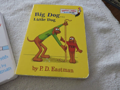 SET OF TWO BRIGHT AND EARLY BOOKS: BIG DOG...LITTLE DOG & I'LL TEACH MY DOG A LO