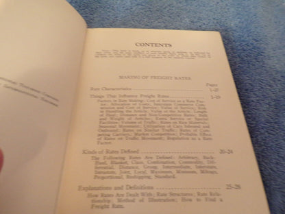Rate Making Canadian Classification Book 1931 Printing