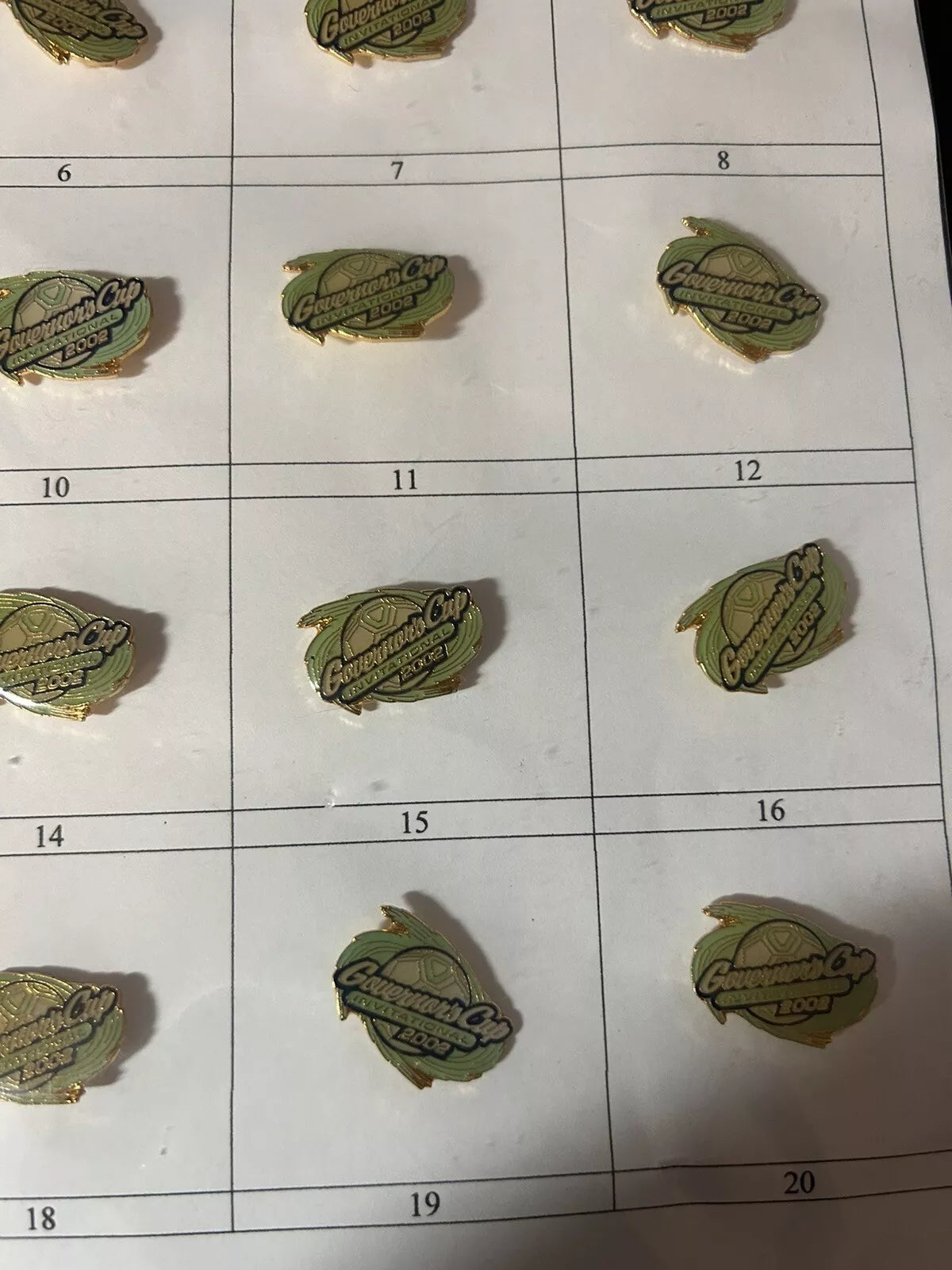 Unique/Rare Set of 20 Kansas State Youth Soccer Pins (Duplicates)