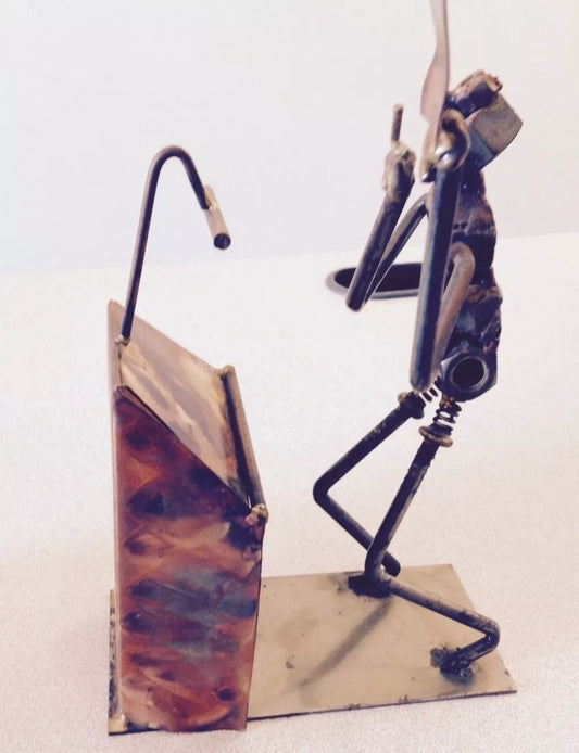 BRONZE METAL SCULPTURE BY ROMARO-SPEAKERS SERIES