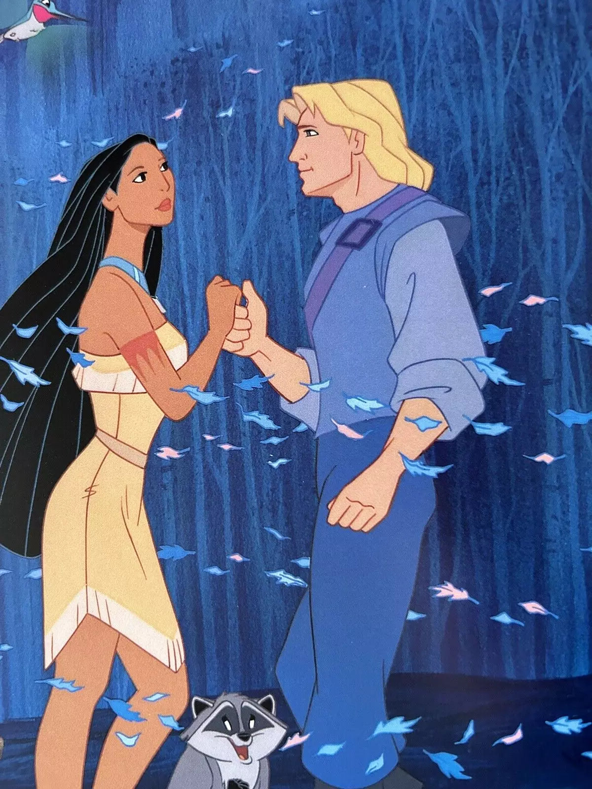 DISNEY'S POCAHONTAS COMEMORATIVE LITHOGRAPH 14 X 11 INCHES-1995