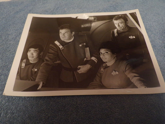 Black/White On-Deck Crew Picture (Star Trek III Paramount Promotional Photo)