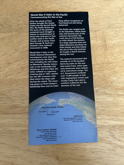 World War 2 Valor in the Pacific (National Park service) Brochure