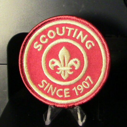 Official World Scouting Patch: " Scouting Since 1907"