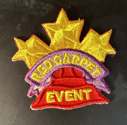 Official Girl Scouts: Girl Scout Iron On Fun Patch: Red Carpet Event