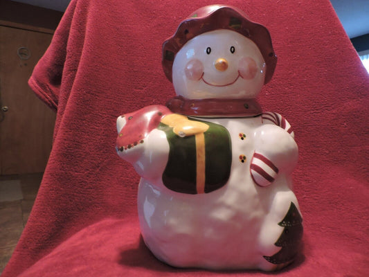 SNOWMAN COOKIE JAR