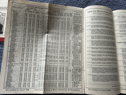 PENNSYLVANIA RAILROAD CONDENSED TIJE TABLES JULY 29, 1956