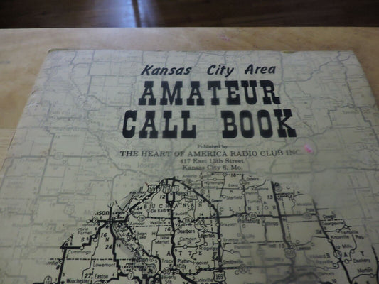 KANSAS CITY AREA AMATEUR RADIO CALL BOOK SPRING 1960