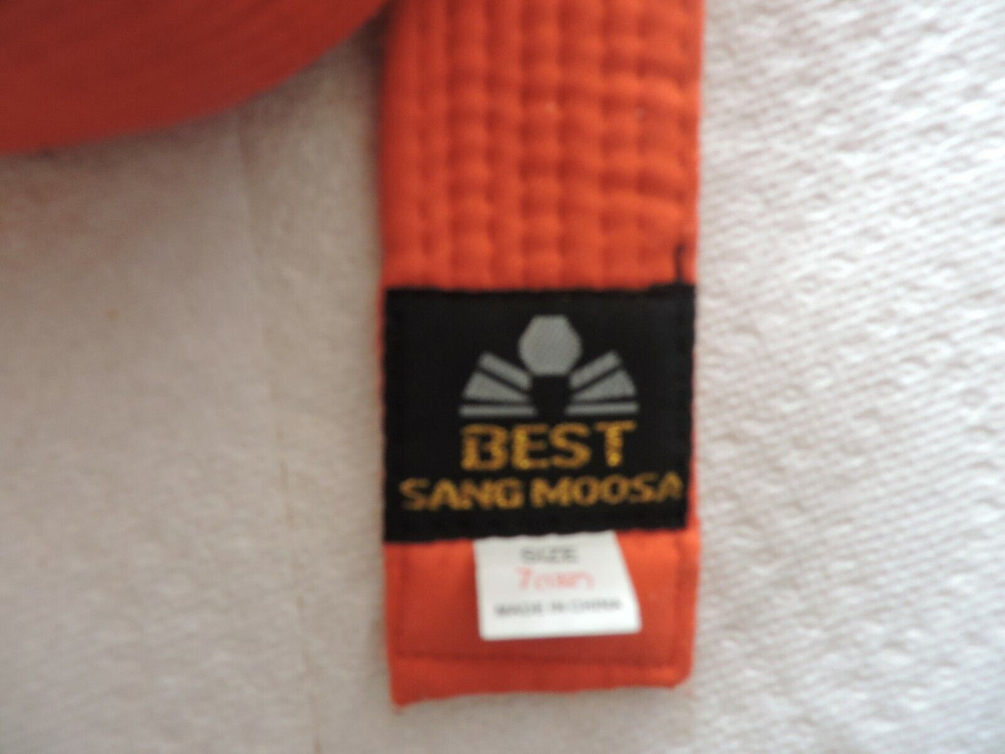 Karate Ranking Belt - Orange-Size 7 (132" Long)
