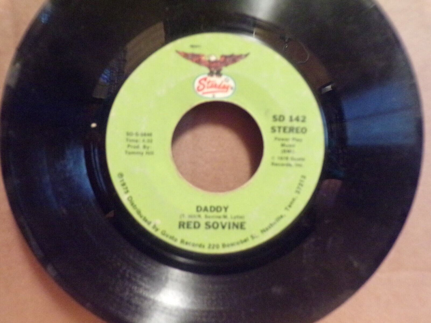Red Sovine presents Daddy/ Teddy Bear Vinyl Record