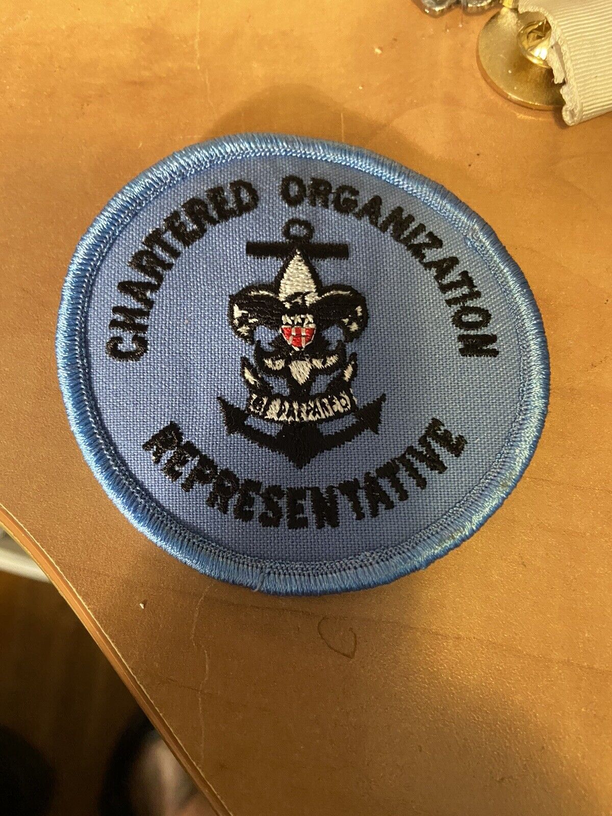 BSA: Sea Scout "Chartered Org. Rep." Position Patch (Brand New/Never issued)