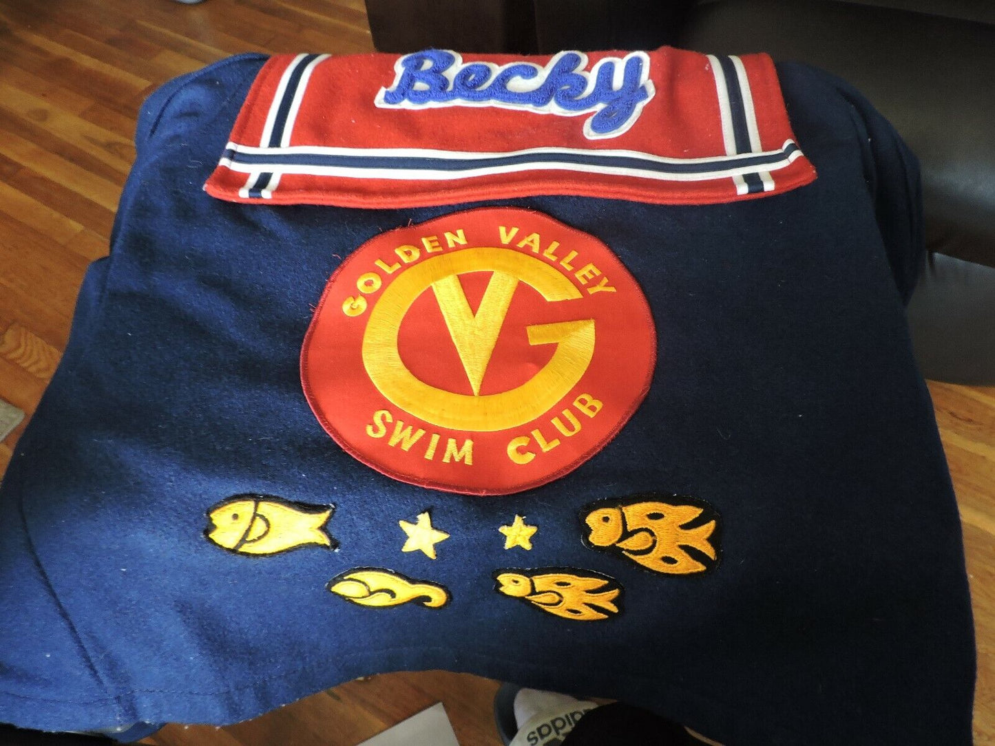 Clinton, MO.High School Letterman Jacket Size 18 (with Many Patches/Medals/Pins)