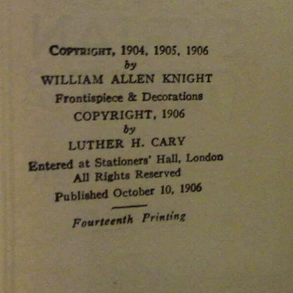 The Song of Our Syrian Guest 1906 Edition