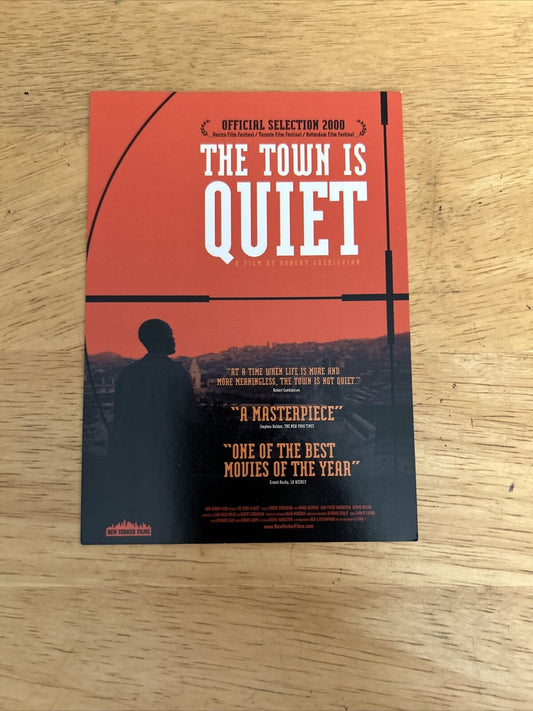 The Town is Quiet Movie Postcard