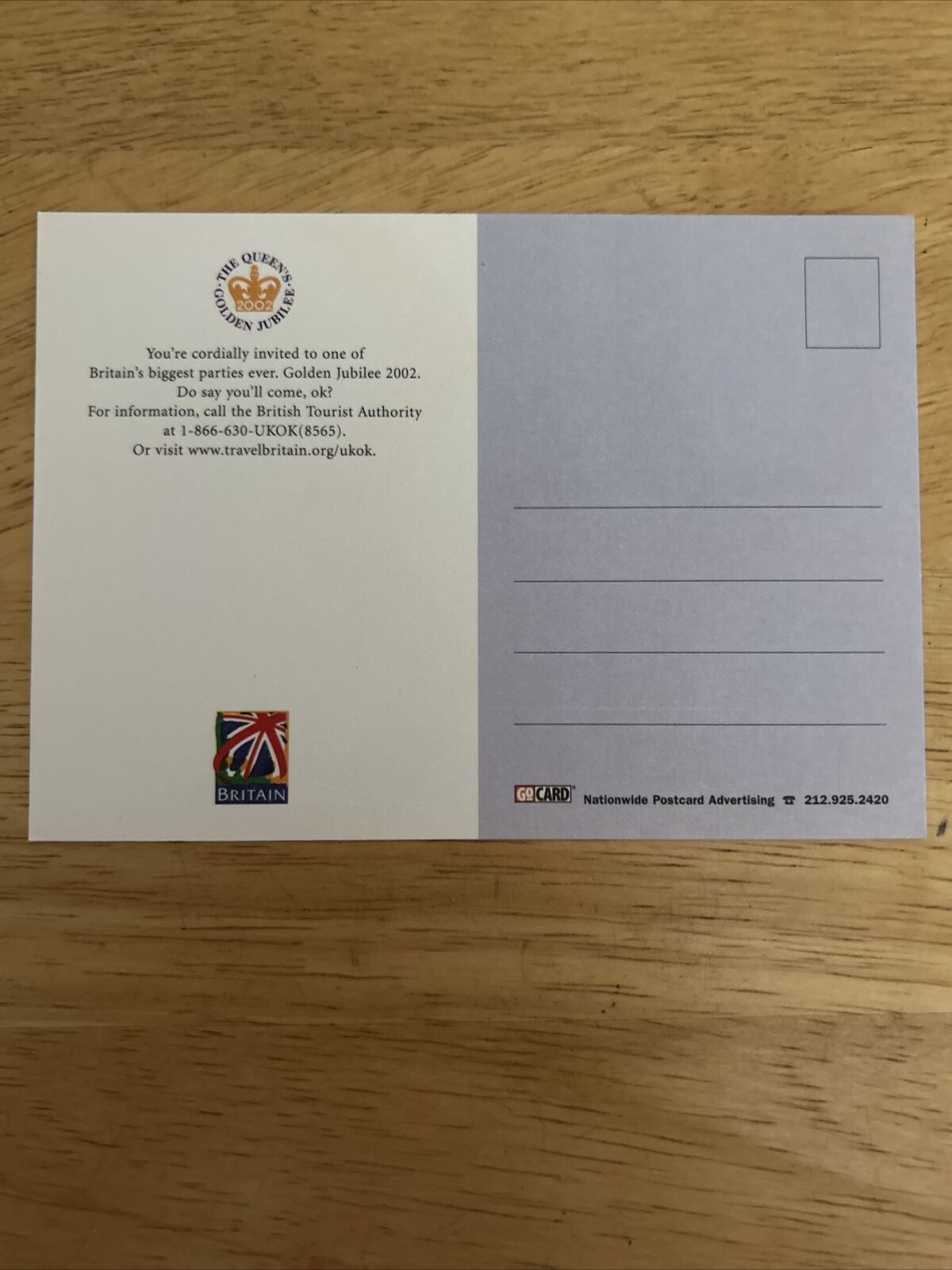 UK OK Post Card The Queens Golden Jubilee