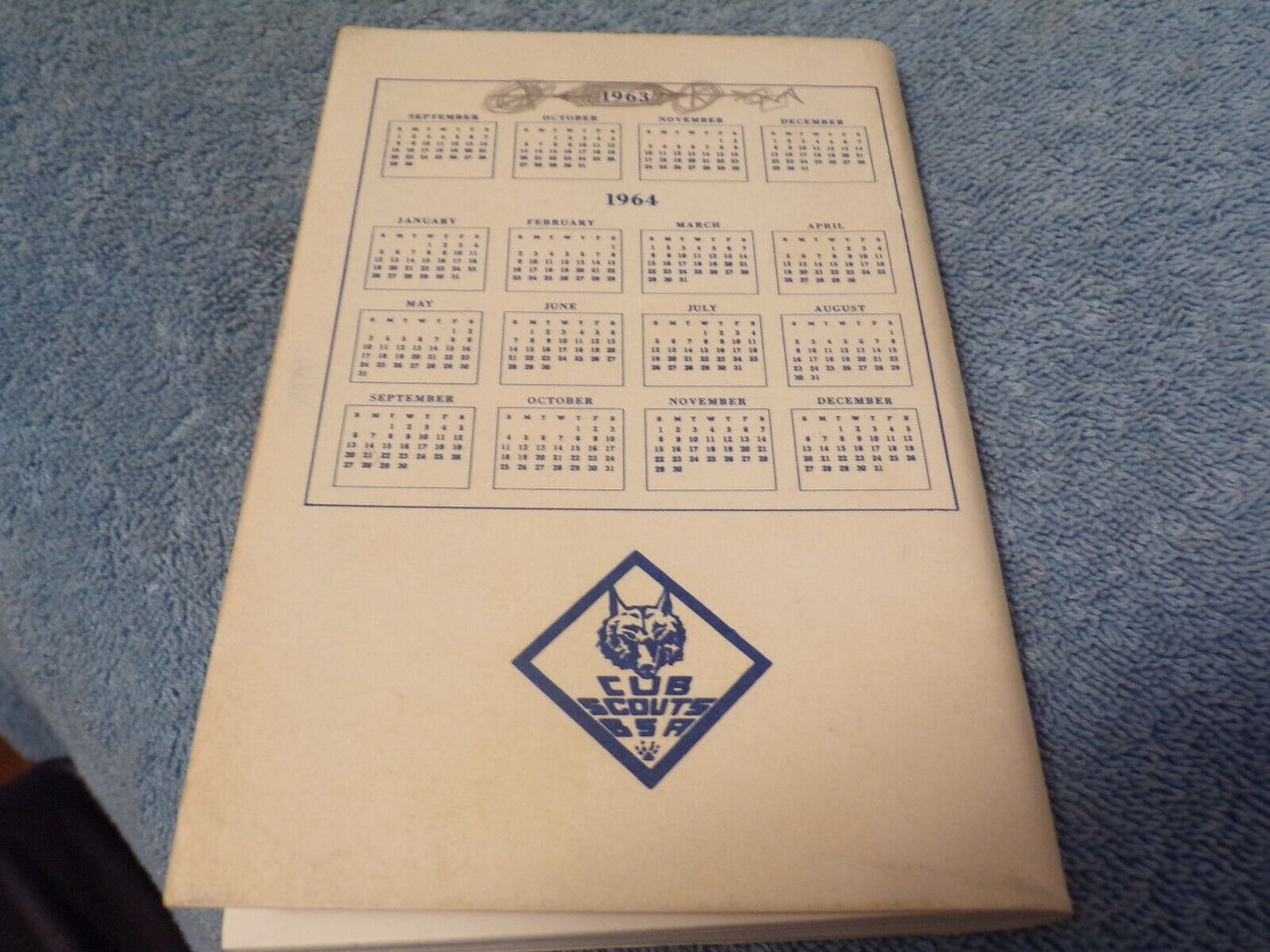 1963-1964 Cub Scout Leader's Program Notebook