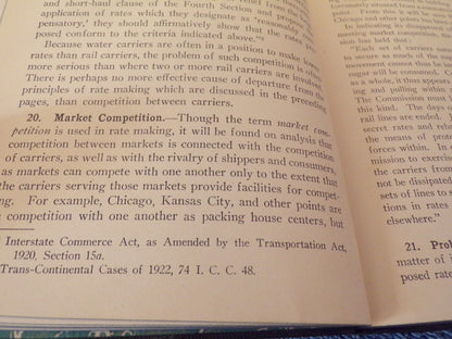 Rate Making Canadian Classification Book 1931 Printing