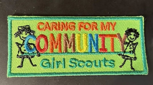 Official Girl Scouts: Girl Scout Iron On Fun Patch: Caring For My Community