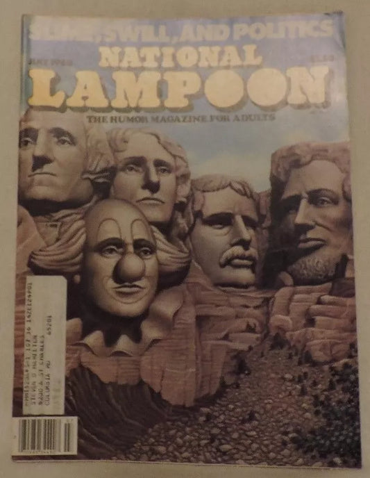 National Lampoon The Humor Magazine for Adults "Slime, Swill and Politics" Issue