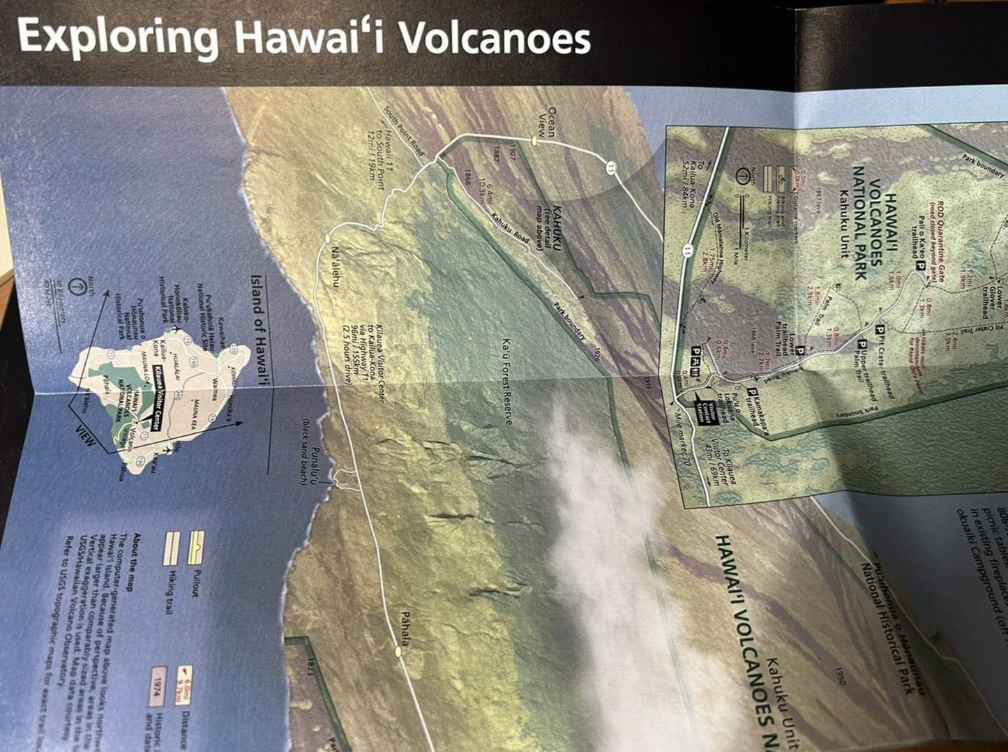 Maps: "Hawai'i Volcanoes"