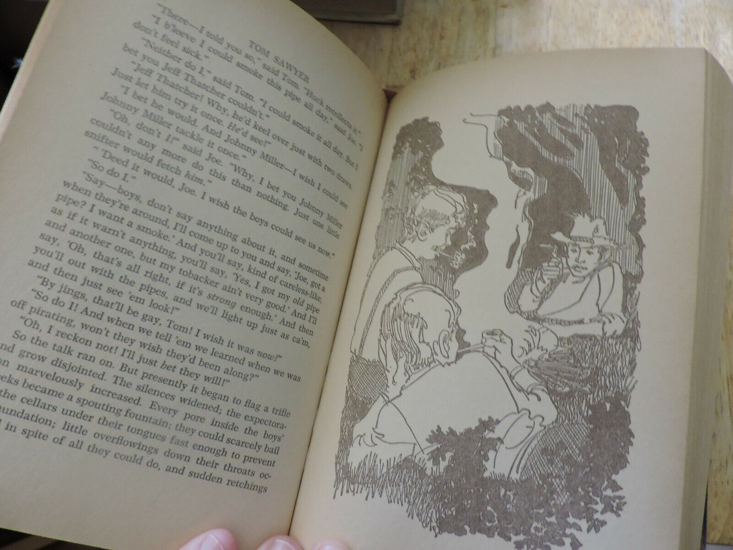 The Adventures of Tom Sawyer By Mark Twain Hardback 1971