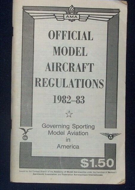 Official Model Aircraft Regulations 1982-1983 Version