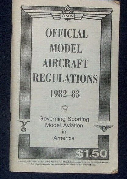 Official Model Aircraft Regulations 1982-1983 Version