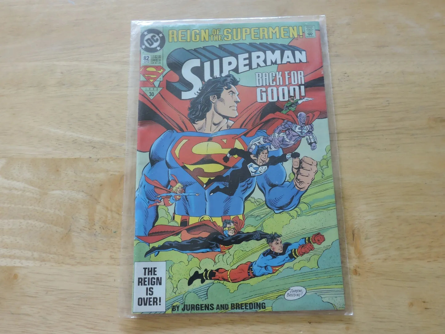Reign of the Supermen!--Superman Back For Good-- Edition 82--1993