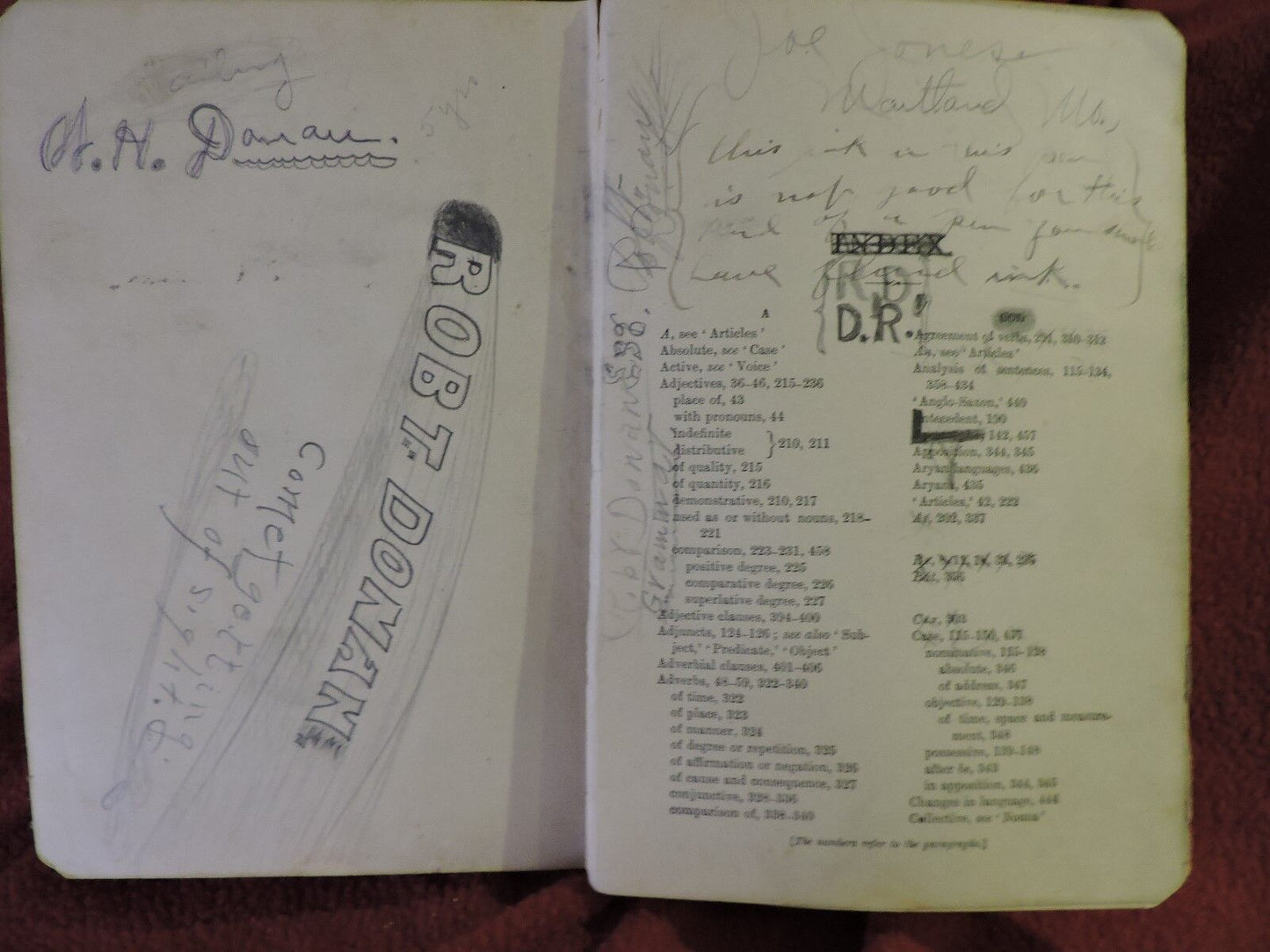 1891 Longman's School Grammar by David Salmon