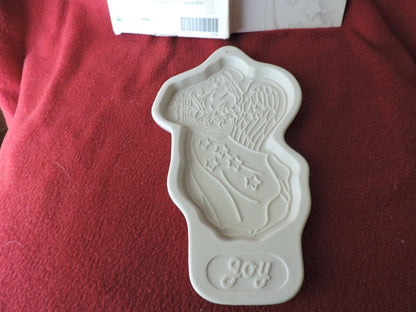 LONGABERGER POTTERY--COOKIE MOLDS--JOY--1996
