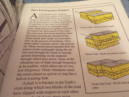 USGS Earthquakes Informational Pamphlet-1999 Printing