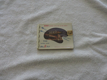 Reno Nevada (biggest little city in the world) Smal Souvenir Photo Booklet