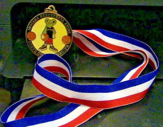 Basketball Medal: Indiana Basketball Assoc.State Championships, With Ribbon