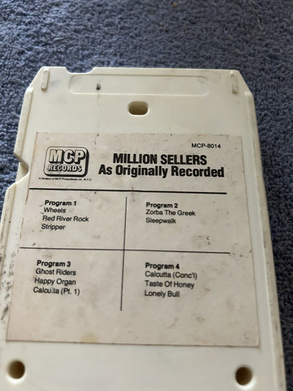 8 TRACK TAPE: MILLION SELLERS AS ORIGINALLY RECORDED
