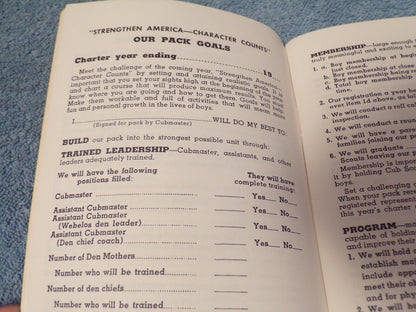 1963-1964 Cub Scout Leader's Program Notebook