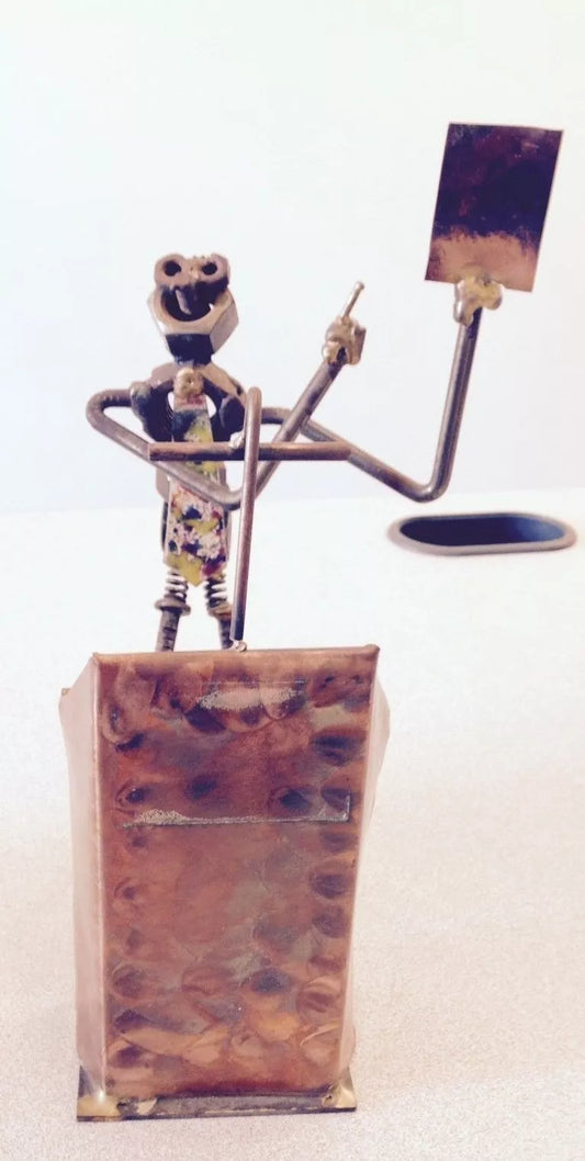 BRONZE METAL SCULPTURE BY ROMARO-SPEAKERS SERIES