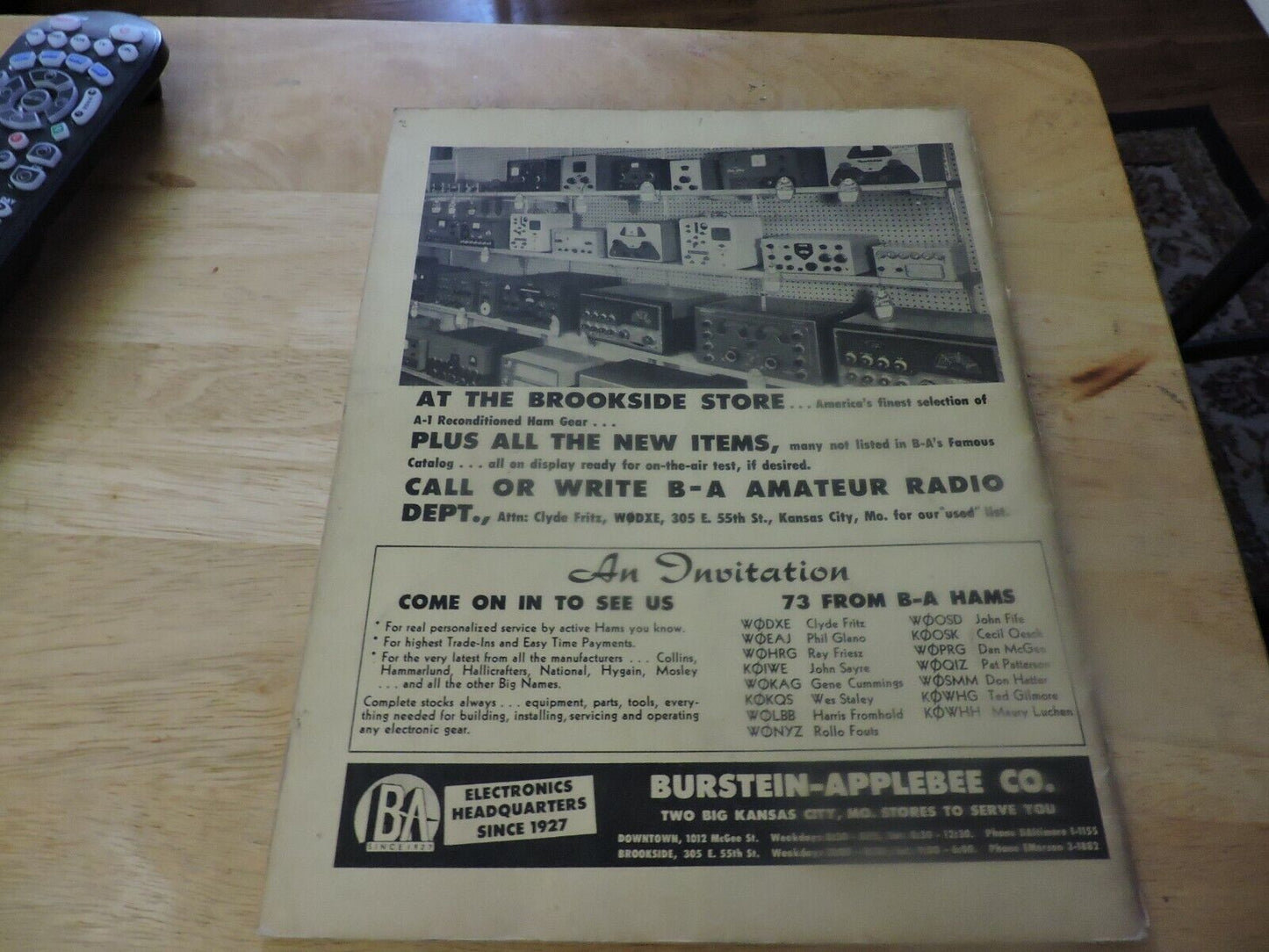 KANSAS CITY AREA AMATEUR RADIO CALL BOOK SPRING 1960