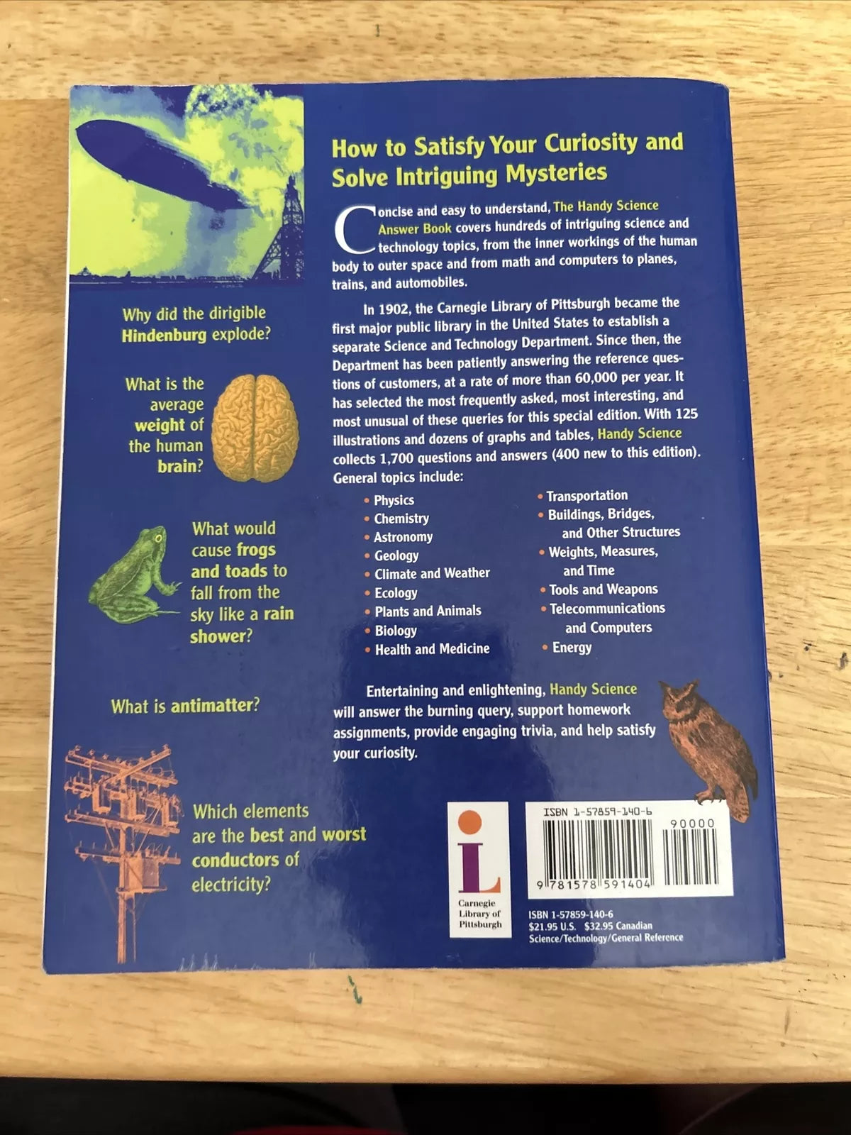 The Handy Science Answer Book Centennial Edition: J. BOBLICK & N. BALABAN