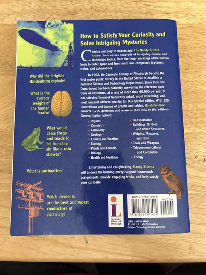 The Handy Science Answer Book Centennial Edition: J. BOBLICK & N. BALABAN