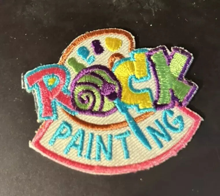 Official Girl Scouts: Girl Scout Iron On Fun Patch: Painting