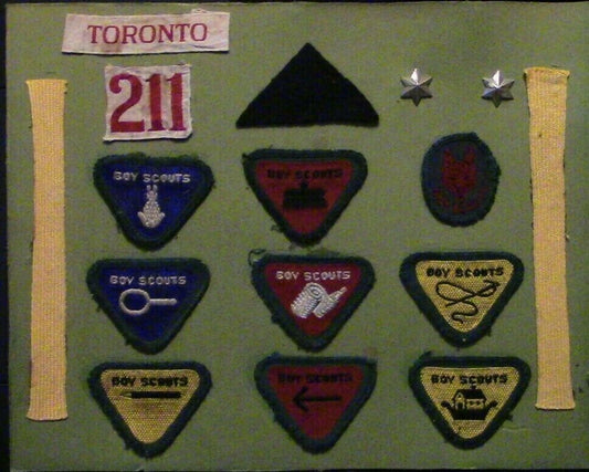 Canadian Wolf Cub Proficiency Patch Combo Set: Rank/Proficiency/Troop/Tenure