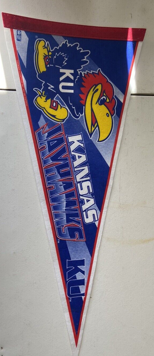 KU JAYHAWKS Pennant (Kansas University)