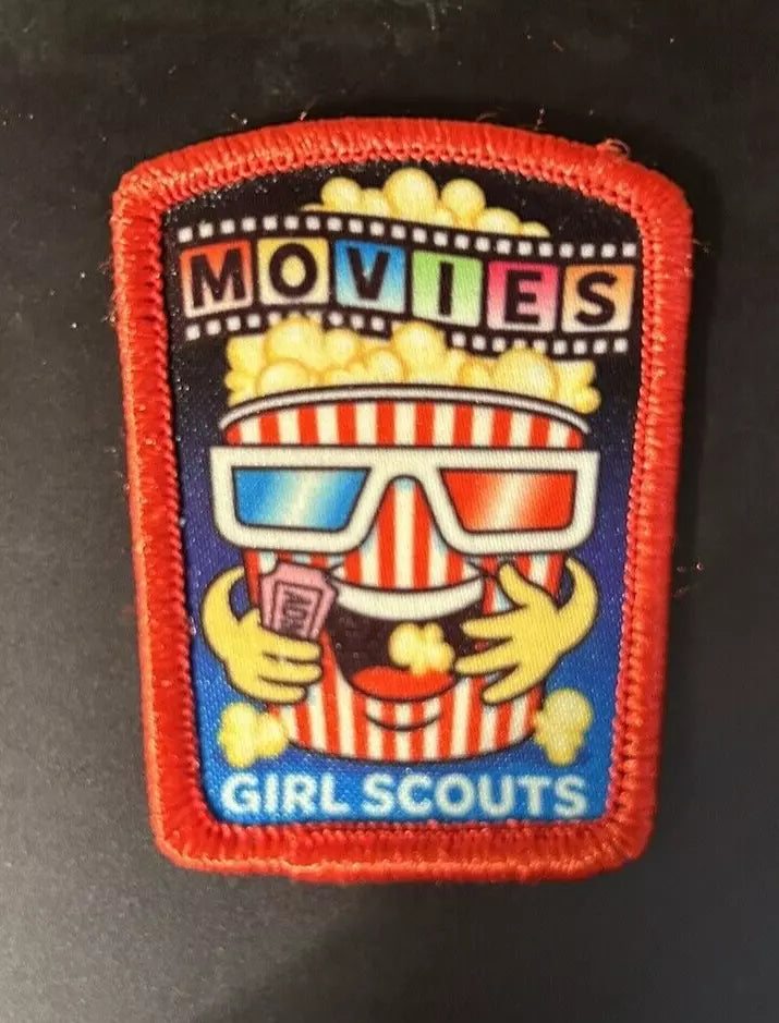 Official Girl Scouts: Girl Scout Iron On Fun Patch: Movies