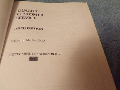 Quality Customer Service: Third Edition