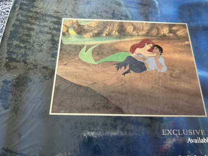 DISNEY'S THE LITTLE MERMAID COMEMORATIVE LITHOGRAPH SET OF 4 14 X 11 INCHES NEW