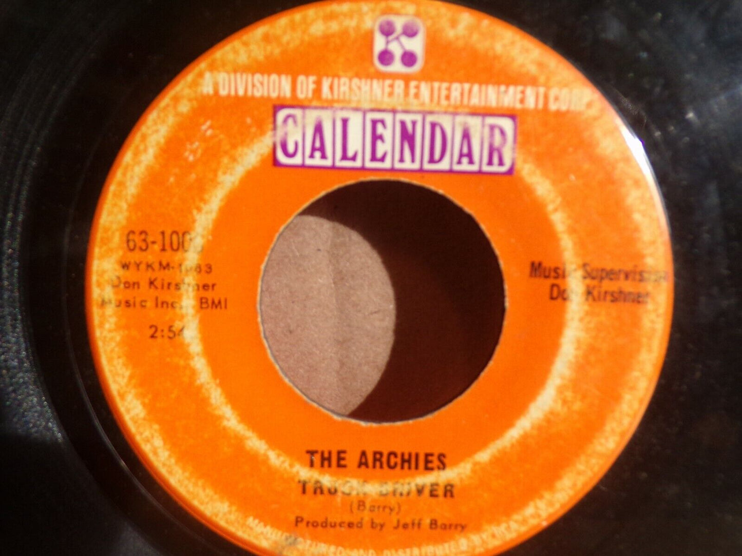 The Archies Presents Truck Driver/Bang-Shang-A-Lang Vinyl Record