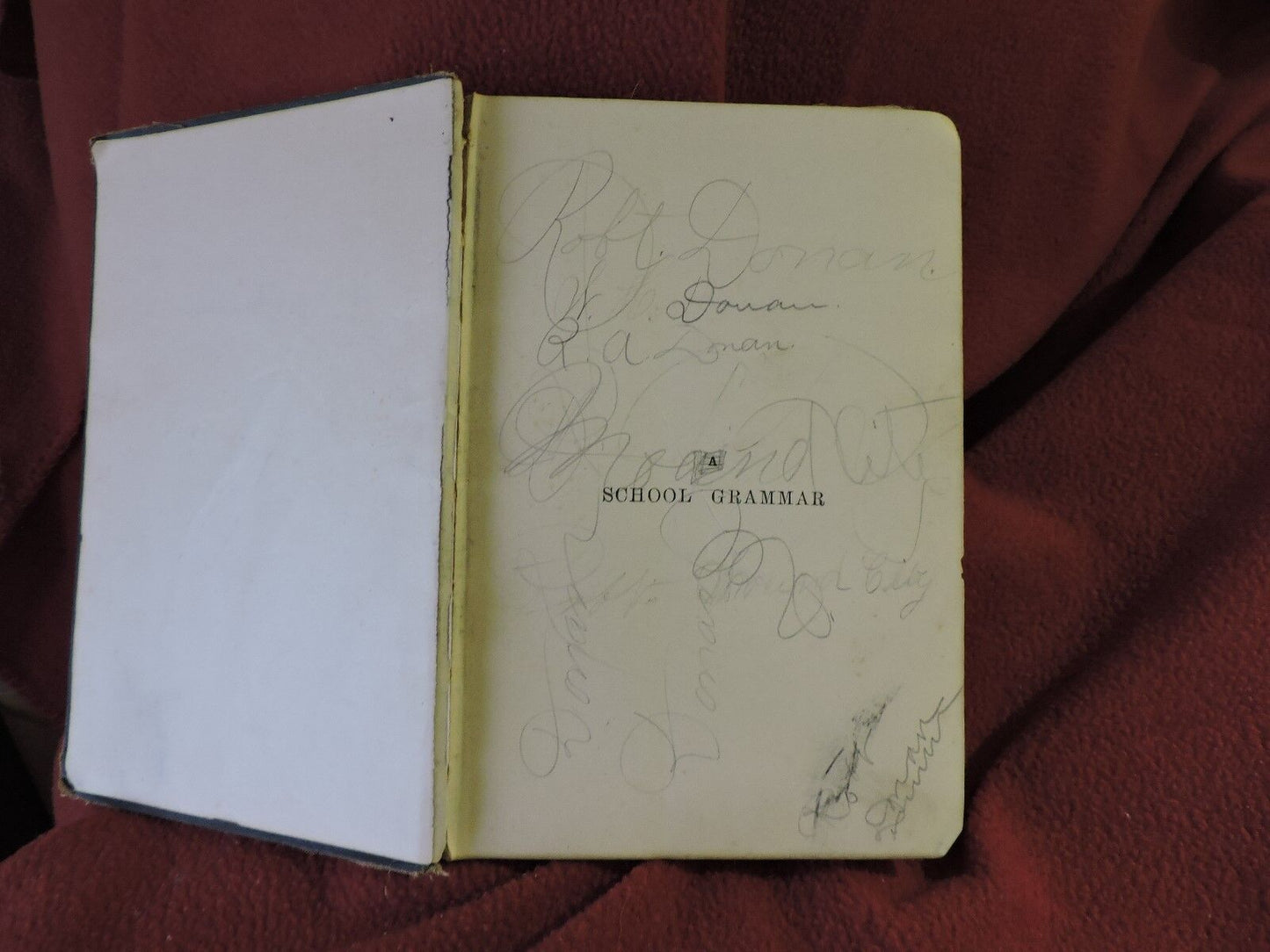 1891 Longman's School Grammar by David Salmon