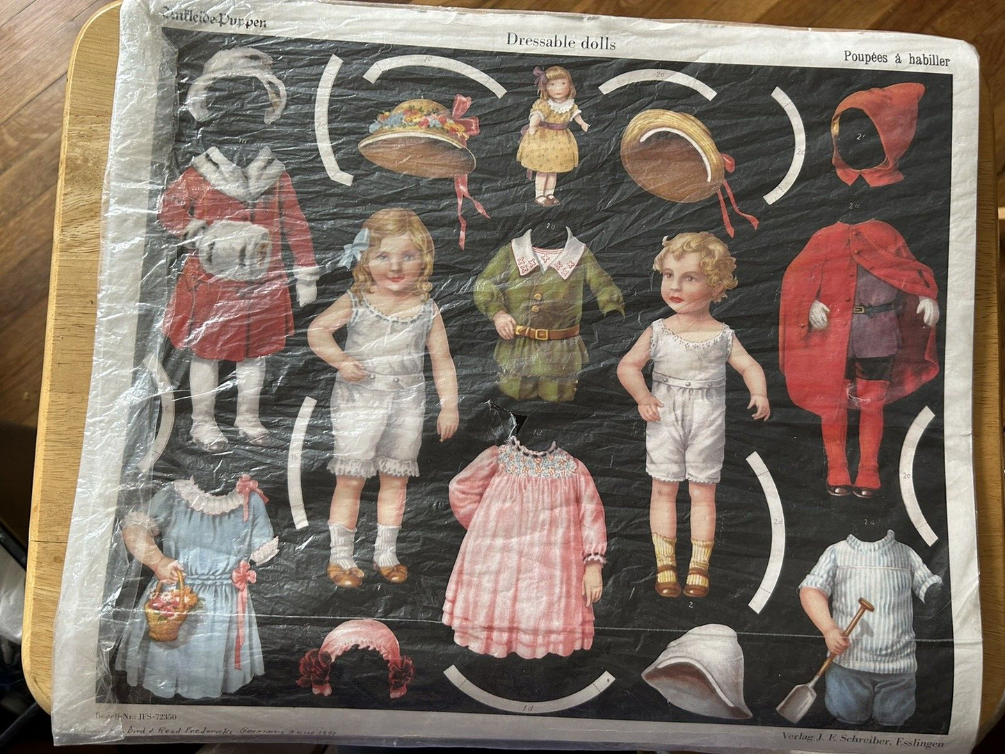 DRESSABLE DOLLS 7 INCH BOY AND GIRL FROM KEN BIRD & REED FREDERICKS GERMANY 1990