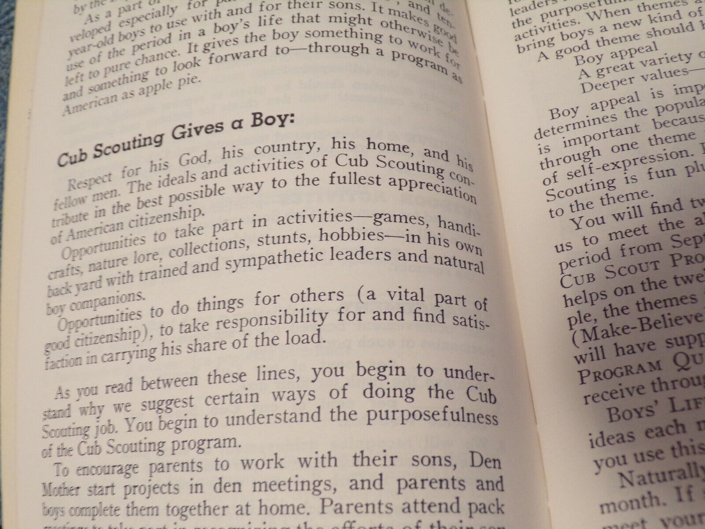 1963-1964 Cub Scout Leader's Program Notebook