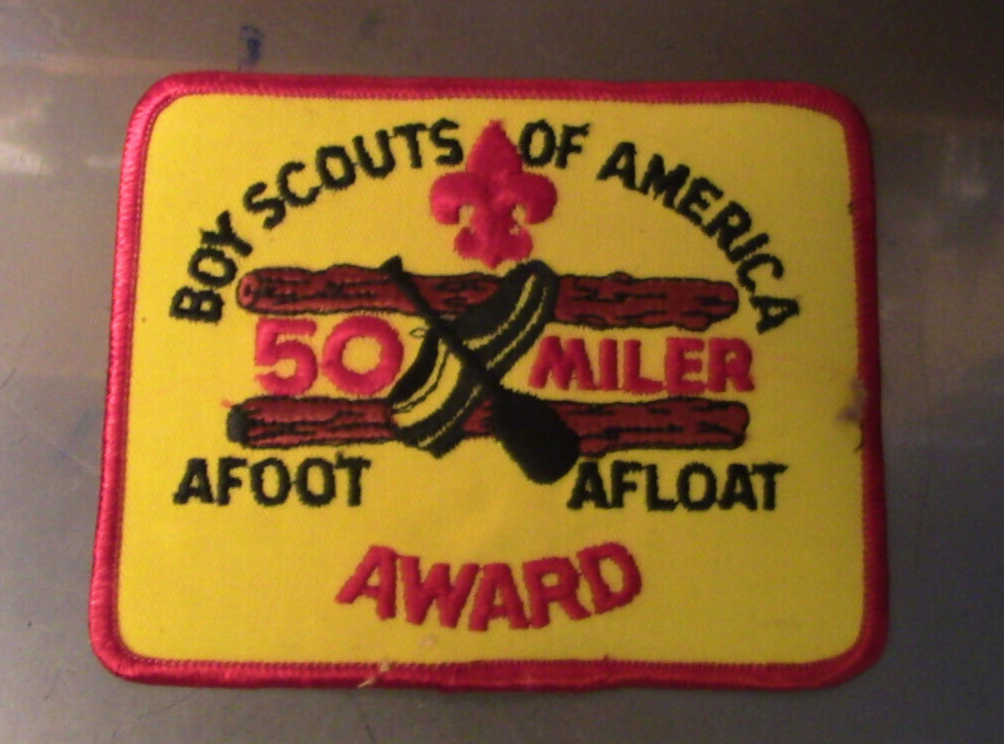 Official BSA 50 Miler (Afoot/Afloat Award Patch